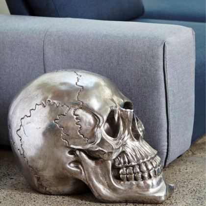 Moe's - Yorick Skull Gun Metal in Gray