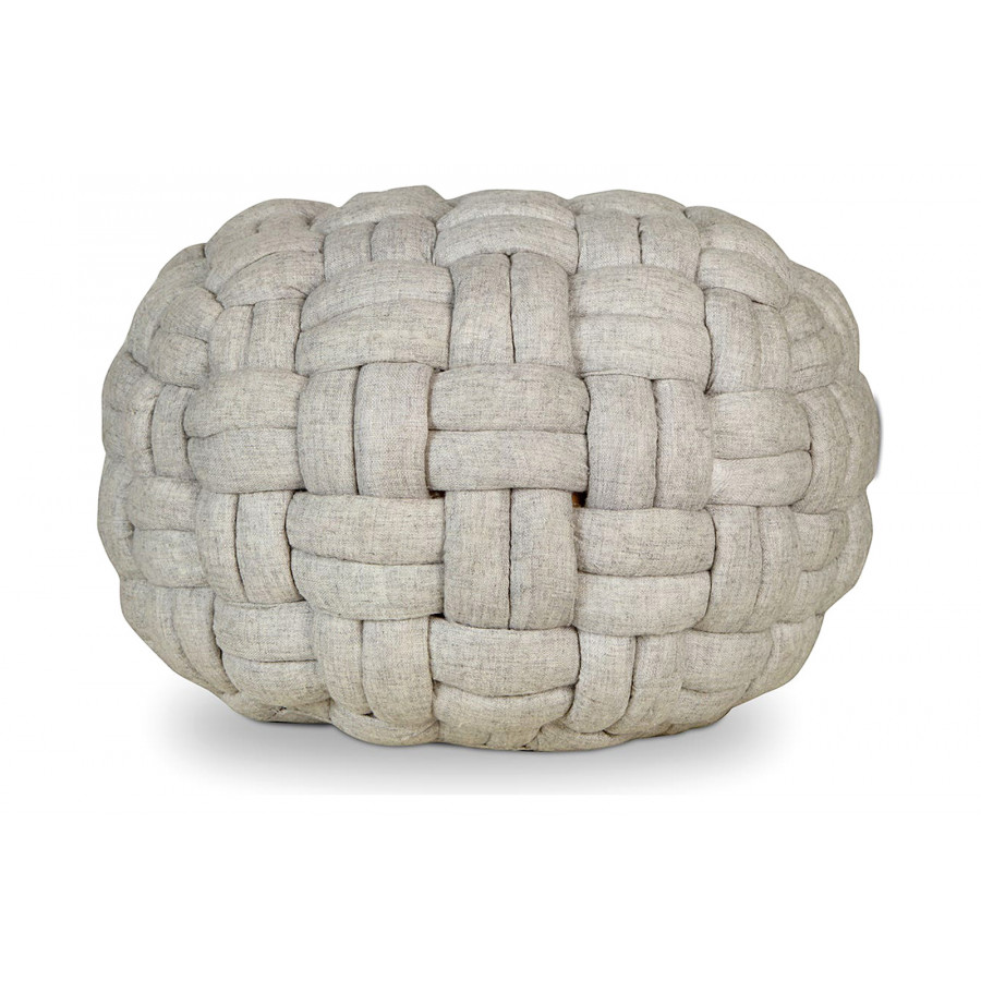 Moe's Bronya Pouf - Light Gray