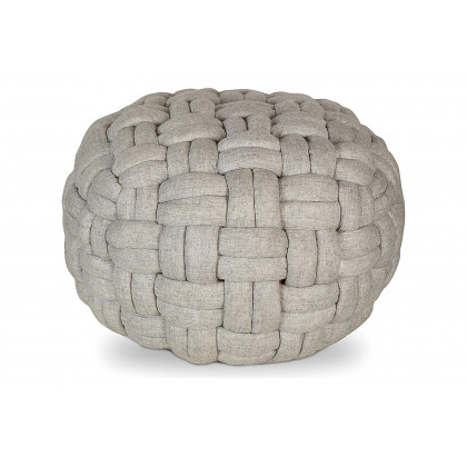 Moe's Bronya Pouf - Light Gray