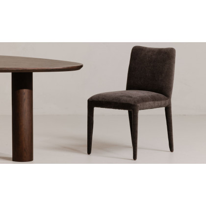 Moe's Calla Contemporary Dining Chair Set of 2 - Dark Gray
