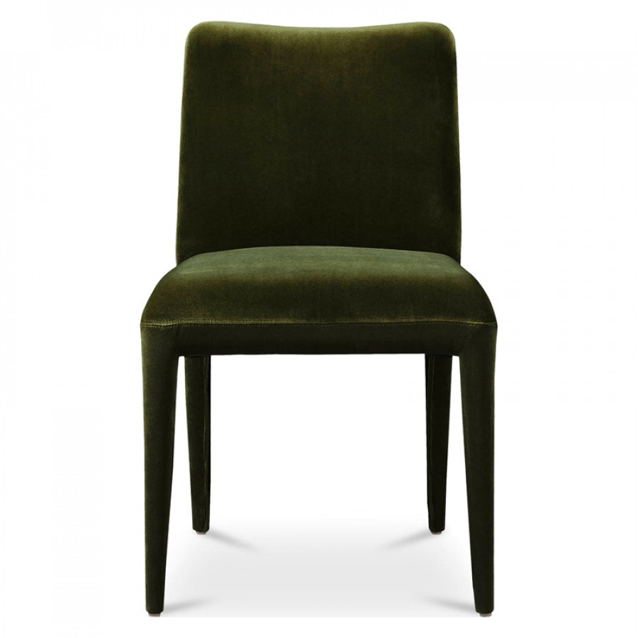Moe's Calla Contemporary Dining Chair Set of 2 - Green Velvet