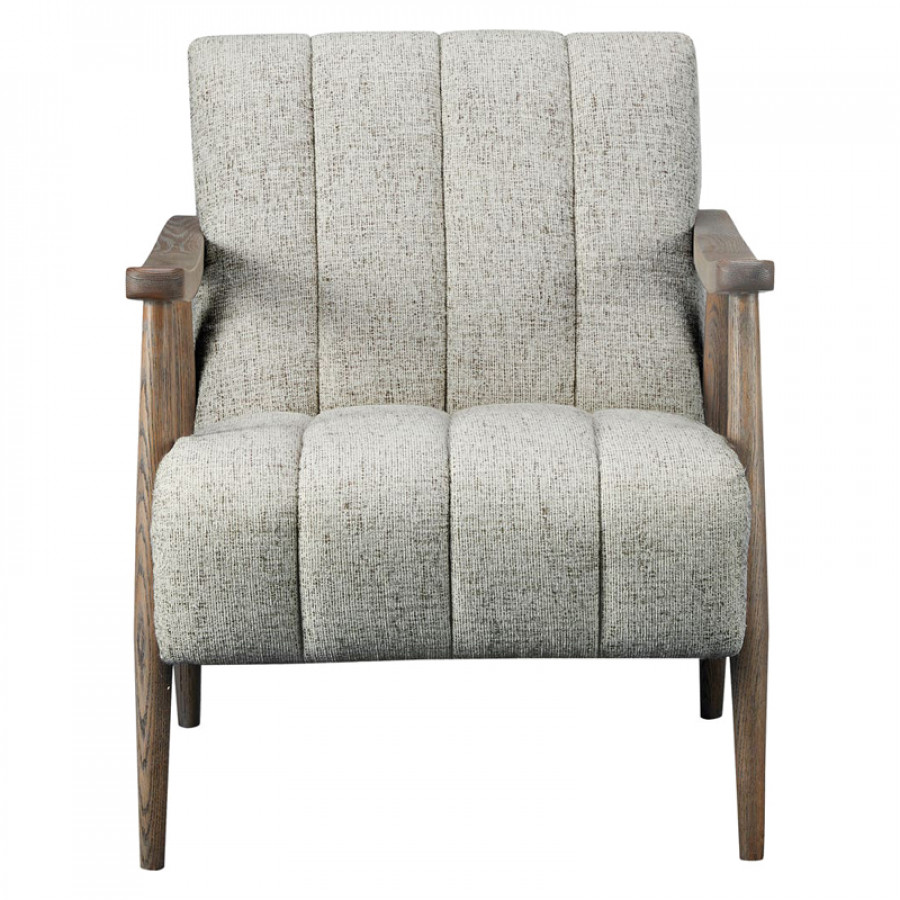 Moe's Aster Rustic Accent Chair - Pebbled Beige