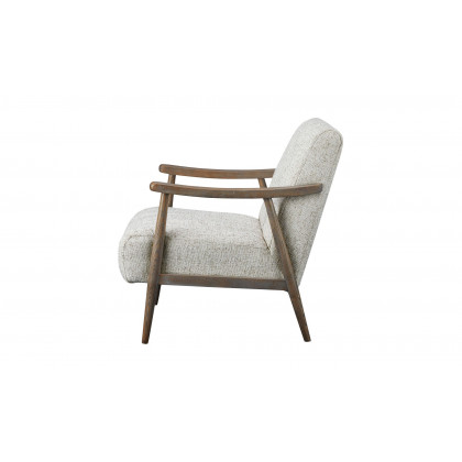Moe's Aster Rustic Accent Chair - Pebbled Beige
