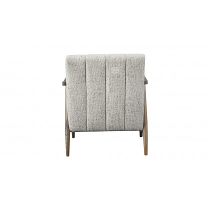 Moe's Aster Rustic Accent Chair - Pebbled Beige