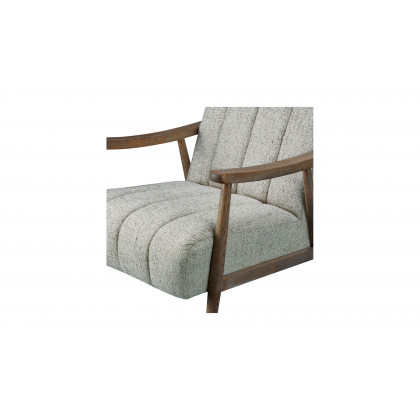 Moe's Aster Rustic Accent Chair - Pebbled Beige