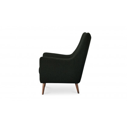 Moe's Fisher Rustic Armchair - Olive Wool Blend
