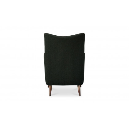 Moe's Fisher Rustic Armchair - Olive Wool Blend