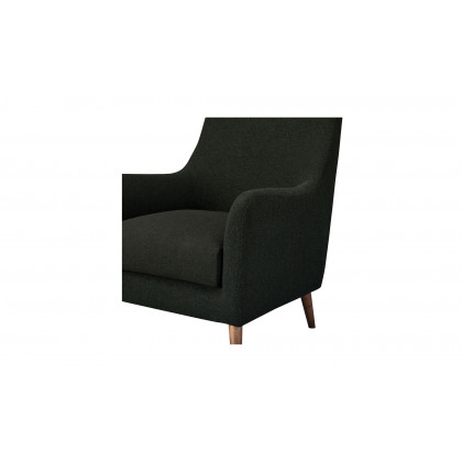 Moe's Fisher Rustic Armchair - Olive Wool Blend