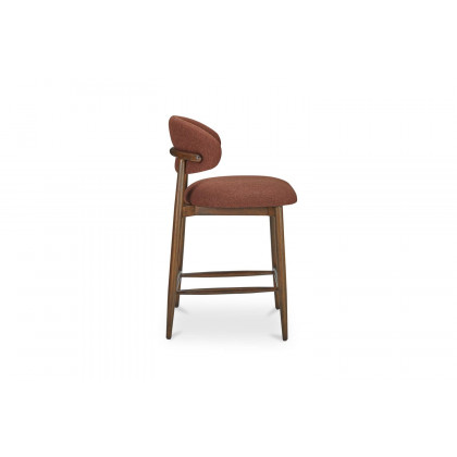 Moe's Ellie Mid-Century Modern Counter Stool - Rust