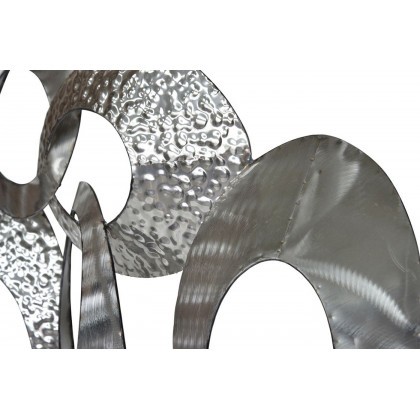 Moe's Looped Metal Wall Decor - Silver, Small