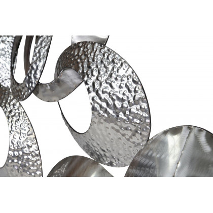 Moe's Looped Metal Wall Decor - Silver, Large