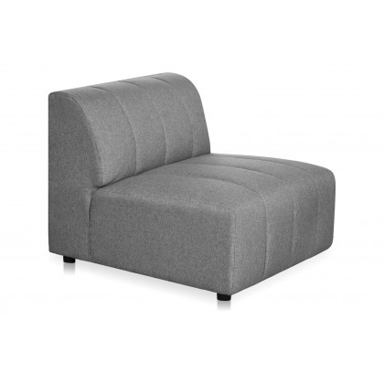 Moe's Lyric Slipper Chair - Gray