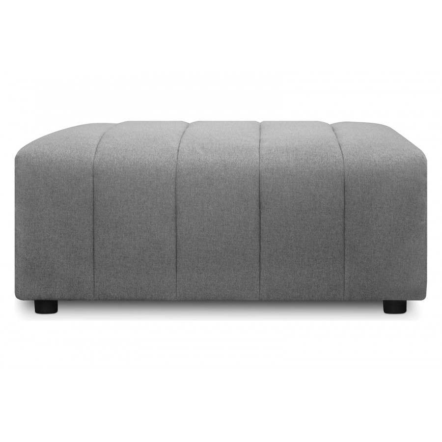Moe's Lyric Ottoman - Gray