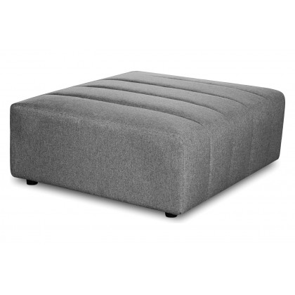 Moe's Lyric Ottoman - Gray