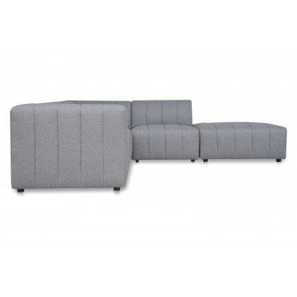Moe's Lyric Dream Modular Sectional - Gray, Right Chaise