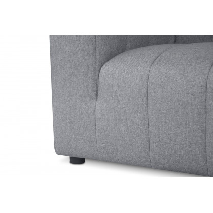 Moe's Lyric Dream Modular Sectional - Gray, Right Chaise