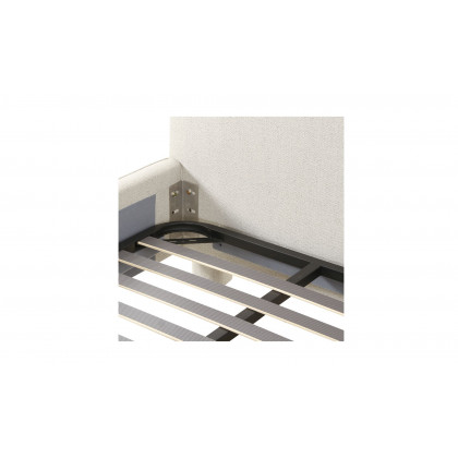 Moe's Ichigo Modern Queen Size Bed - Light Gray