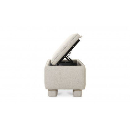 Moe's Ichigo Modern Storage Bench - Light Gray