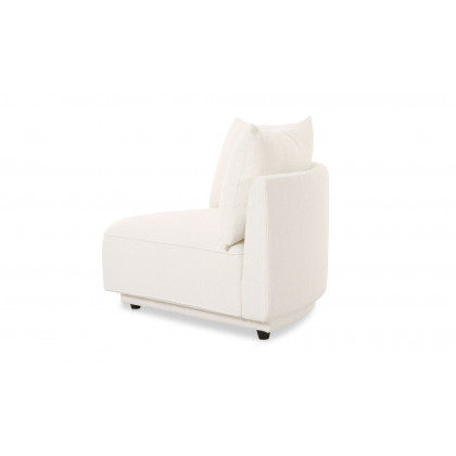 Moe's Rosello Contemporary Corner Chair - White