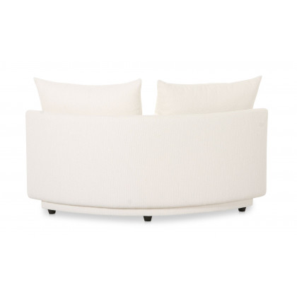 Moe's Rosello Contemporary Corner Chair - White