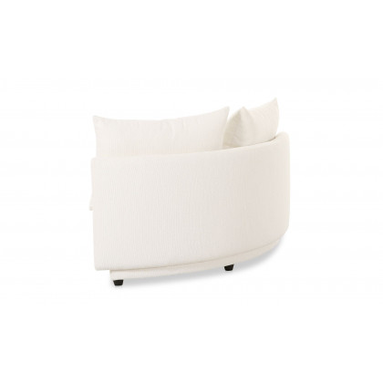Moe's Rosello Contemporary Corner Chair - White