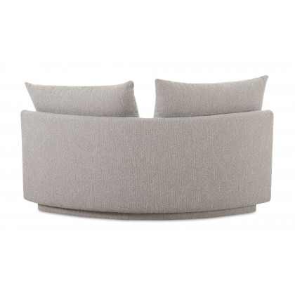 Moe's Rosello Contemporary Corner Chair - Light Gray