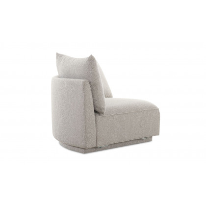 Moe's Rosello Contemporary Corner Chair - Light Gray