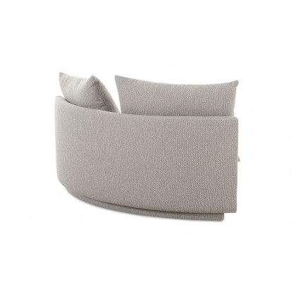 Moe's Rosello Contemporary Corner Chair - Light Gray