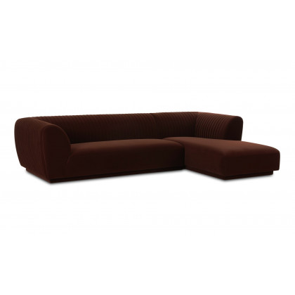 Moe's Zandro Contemporary Right Arm Sectional - Warm Brown