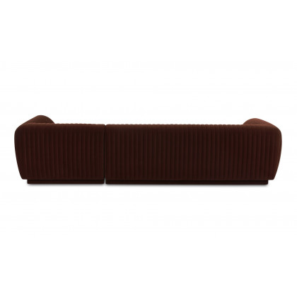 Moe's Zandro Contemporary Right Arm Sectional - Warm Brown