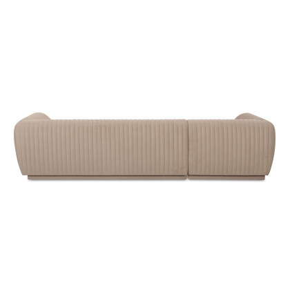 Moe's Zandro Contemporary Left Arm Sectional - Beige