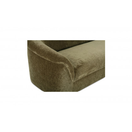 Moe's Thora Contemporary Sofa - Dark Green