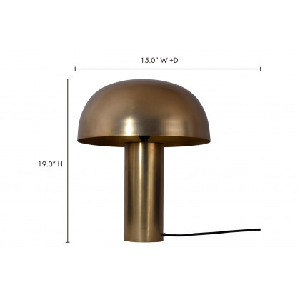 Moe's Nanu Table Lamp - Brass