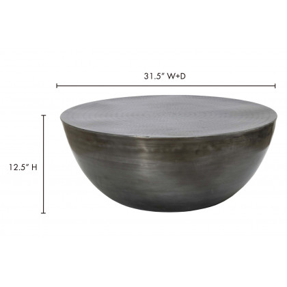 Moe's Conga Coffee Table - Antique Nickel