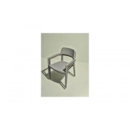Moe's Ione Modern Outdoor Dining Chair Set of 2 - Gray