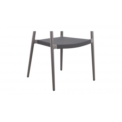 Moe's Ione Modern Outdoor Dining Chair Set of 2 - Gray