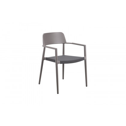 Moe's Ione Modern Outdoor Dining Chair Set of 2 - Gray