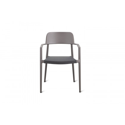 Moe's Ione Modern Outdoor Dining Chair Set of 2 - Gray