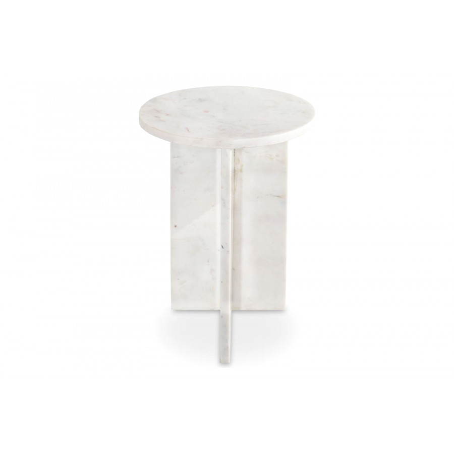Moe's Grace Accent Table - White