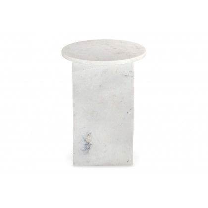 Moe's Grace Accent Table - White