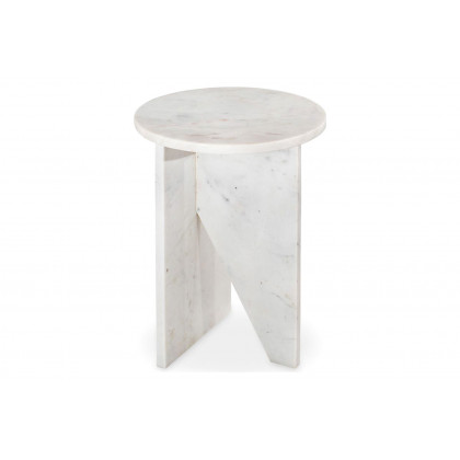 Moe's Grace Accent Table - White