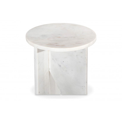 Moe's Grace Accent Table - White