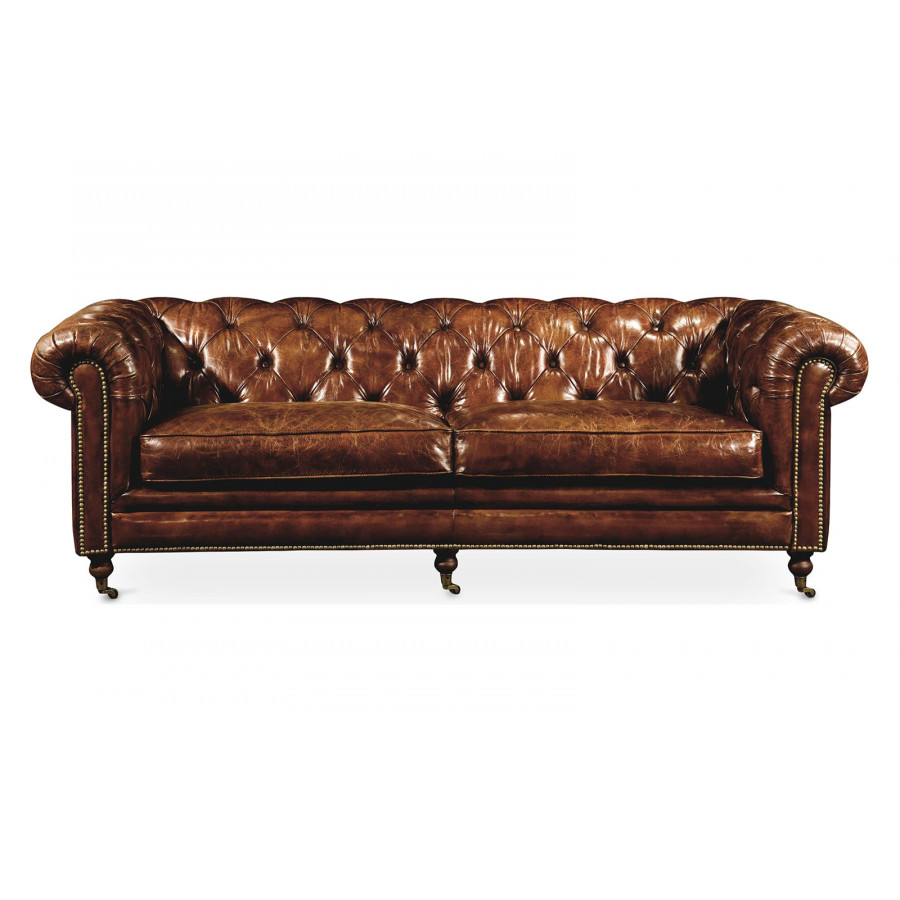 Moe's Birmingham Sofa - Dark Brown