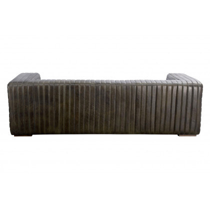 Moe's Castle Sofa - Charred Olive