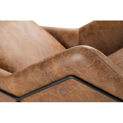 Moe's Greer Club Chair - Cappuccino