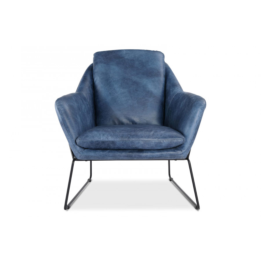 Moe's Greer Club Chair - Dark Blue