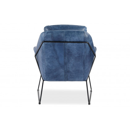 Moe's Greer Club Chair - Dark Blue