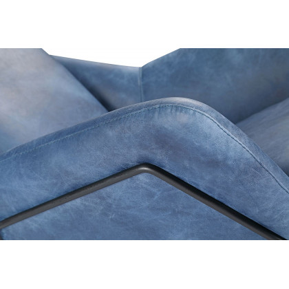 Moe's Greer Club Chair - Dark Blue
