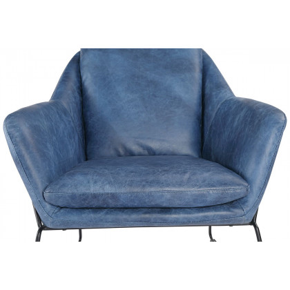 Moe's Greer Club Chair - Dark Blue