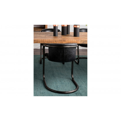 Moe's Freeman Industrial Dining Chair Set of 2 - Black